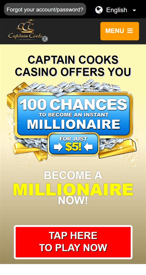 captain cooks casino mobile - captain cooks casino login